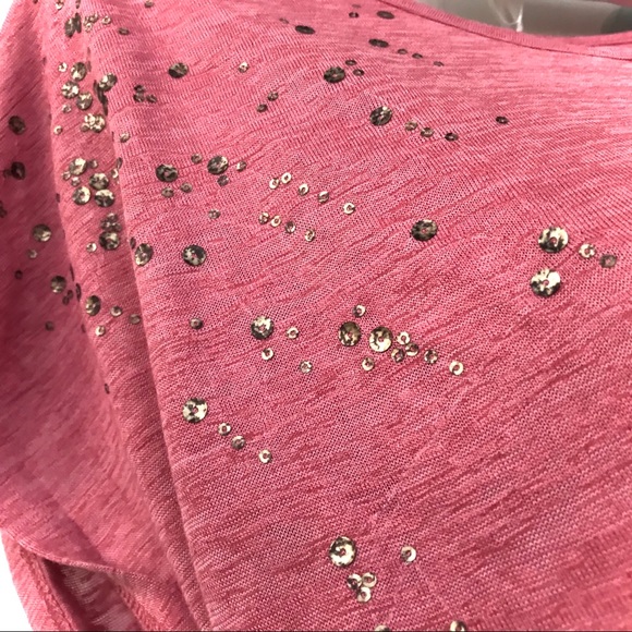 NWT Soho Jeans New York & Company Peach & Gold Top - Picture 3 of 11